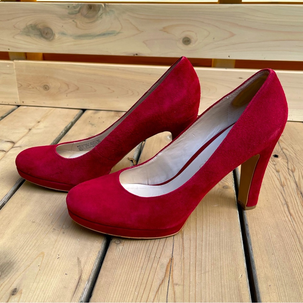 Franco Sarto Suede Heels size 8